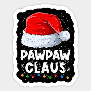 Pawpaw Claus Christmas Santa Family Matching Pajama Sticker